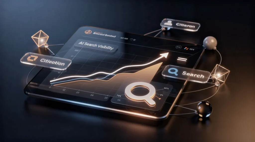 AI search visibility dashboard - Searchable Series A