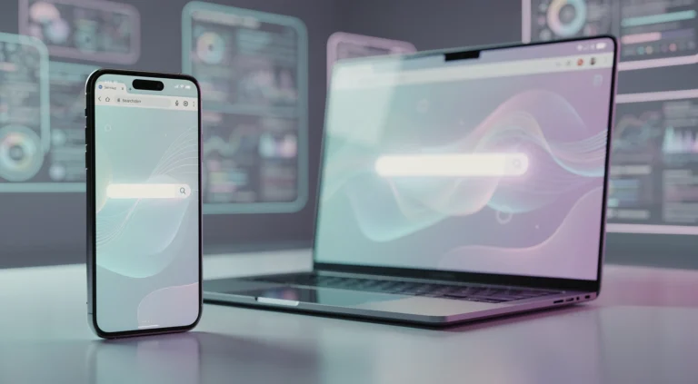 Perplexity Comet AI browser na iOS i laptop